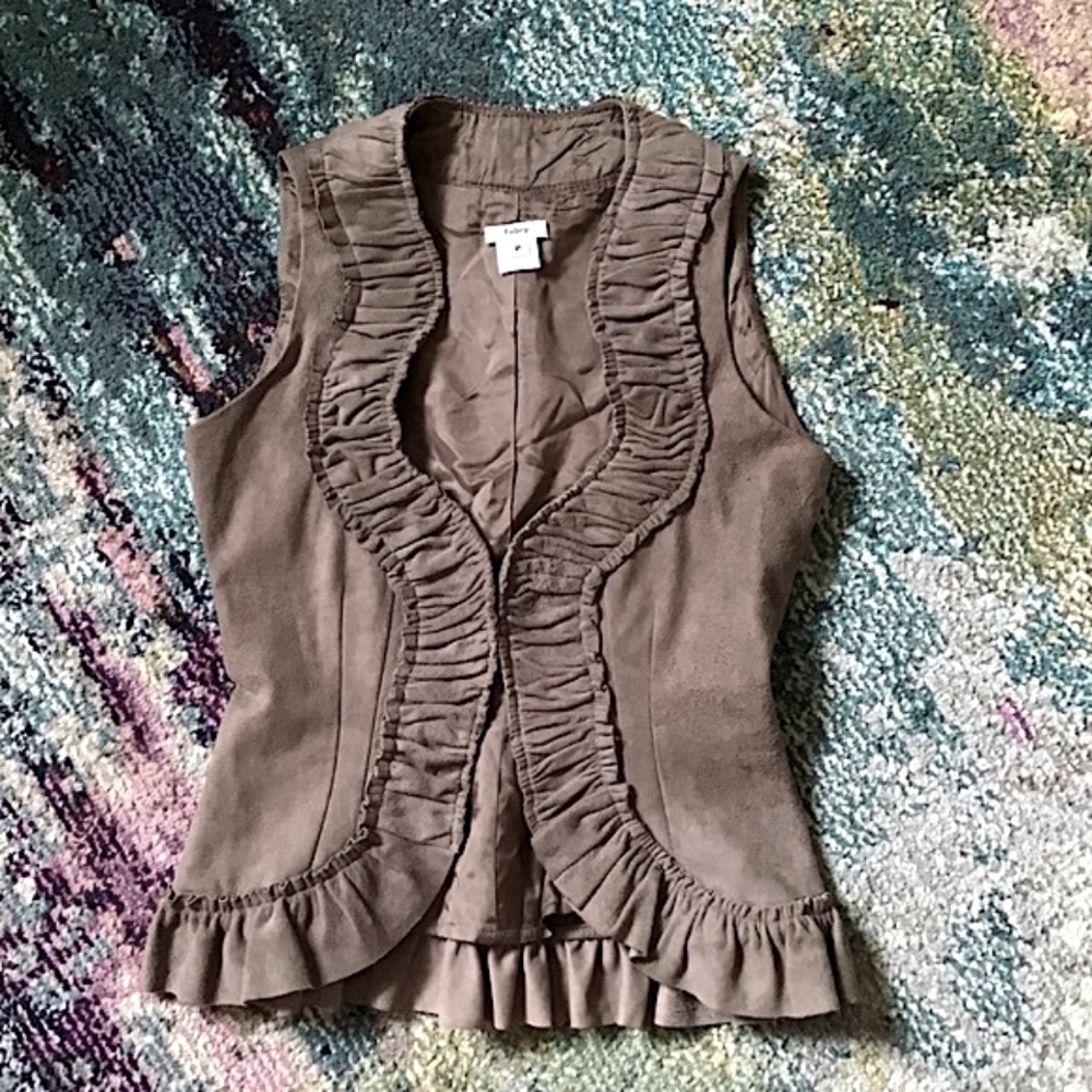 Stunning Suede Vest by Foley